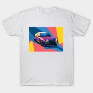 CAR COLORFUL AE86 T-Shirt